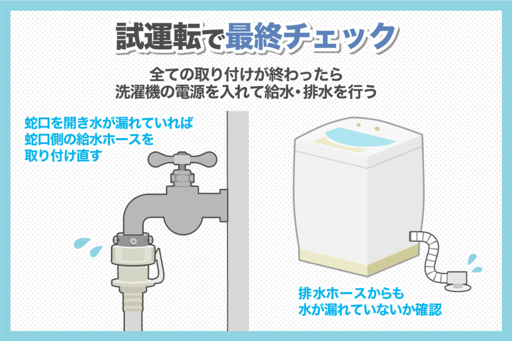 試運転で最終チェック