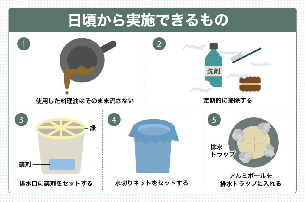 日頃から実施できるもの