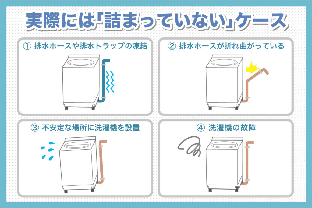 実際には「詰まっていない」ケースも