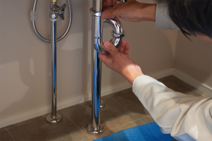 水道業者の点検